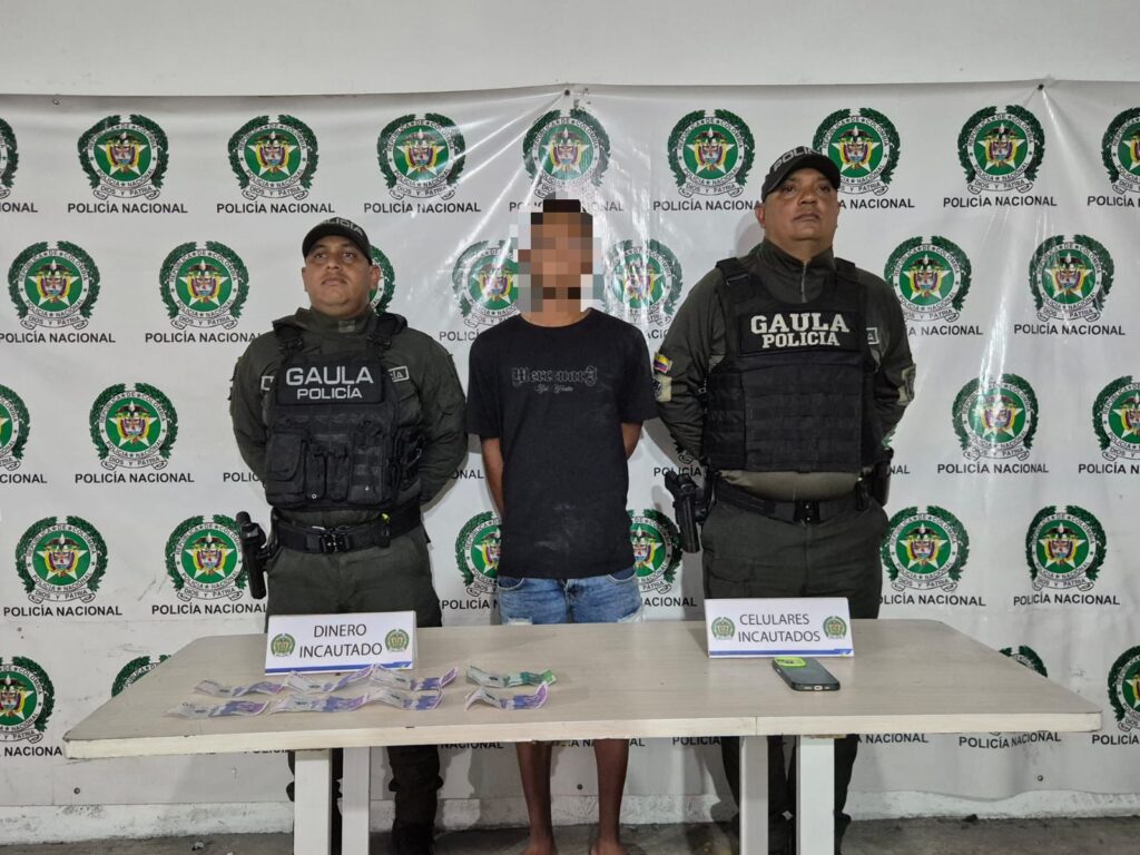 LA POLICÍA NACIONAL PROPINA CONTUNDENTE GOLPE A LA EXTORSIÓN CON CUATRO CAPTURAS EN BARRANQUILLA Y MALAMBO. 03
